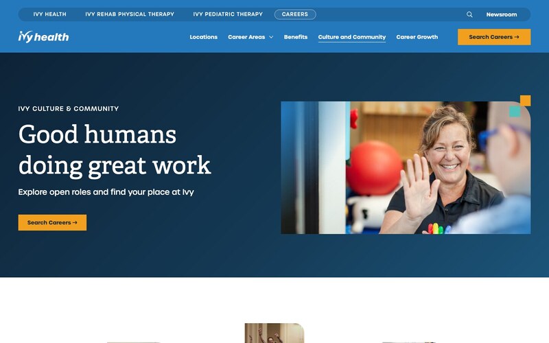 Ivy Health Careers project image